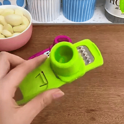 demonstration du fonctionnement du presse ail